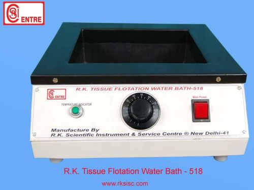 Rectangular Polished Mild Steel Tissue Flotation Water Bath, Feature : Fine Finishing, Light Weight