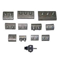 Polished Aluminum Parallel Groove Clamps, For Connecting Conductors, Grade : AISI, ASTM