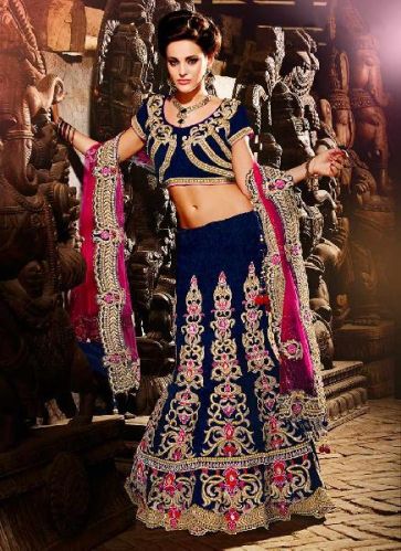 Hand Embroidered Lehenga