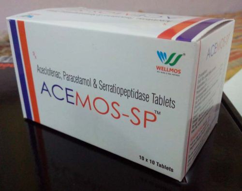 Aceclofenac Paracetamol Tablets, Purity : More Than 90 %