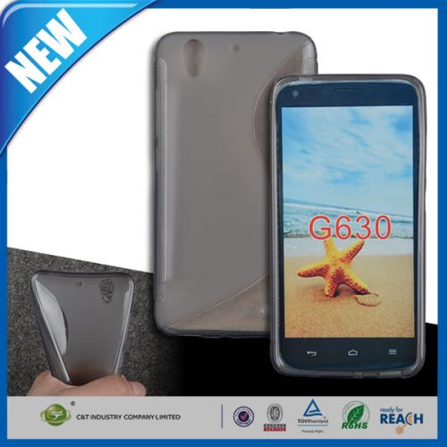 High-quality S Line Design Soft Tpu Crystal Clear Stylish Cases For Huawei Ascend G630
