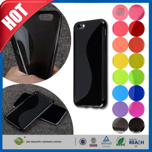 C&t S-line Slim Soft Gel Skin Cover Tpu Case For Apple Iphone 6 4.7 Inch