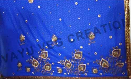 Embroidery Work Jari Work Sarees