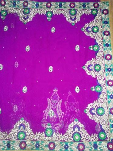 Stone Embroidered Saree