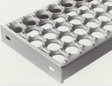 Round Safety Grating With Debossed Holes Resist Slip