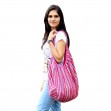Crochet Handspun Convertible Magenta Tote Cum Back Pack