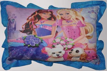 Super Soft Barbie Girl Baby Pillows