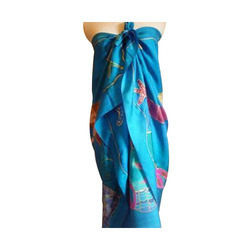 Silk Pareos, Size : 53x180 Cm