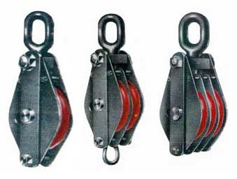 Hydraulic Metal Heavy Duty Rope Pulley, For Weight Lifting, Feature : Accuracy Durable, Auto Reverse