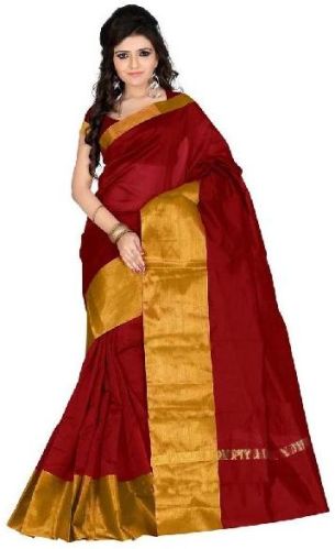 Cotton Sarees, Length : Standard Saree Length