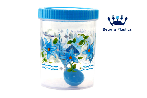 Plastic Printed Kitchen Storage Container, Storage Capacity : 1kg