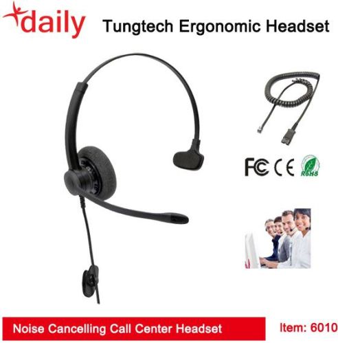 Mono Version Wired Call Center Headset With Gn Qd, Wideband Speaker