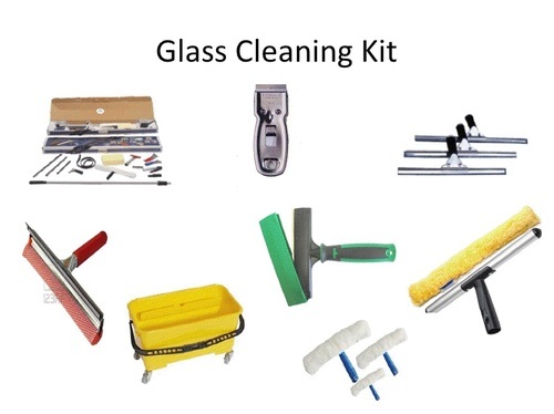 Glass Cleaning Kit, Size : Standard