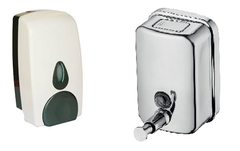 Rectangular Plastic Soap Dispenser, For Home, Hotel, Office, Restaurant, Capacity : 100-200ml