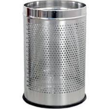 Plain Stainless Steel Perforated Dustbin, Feature : Durable, Fine Finished, Rust Proof
