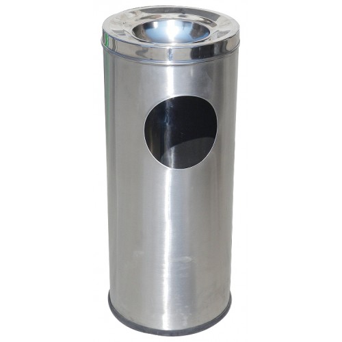 Stainless Steel Ash Can Bin, Size : 15x15x12, 18x18x14