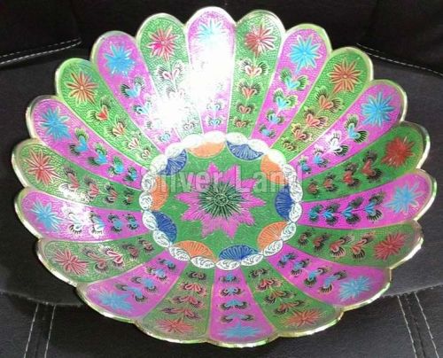 Brass Decorative Flower Shaped Basket