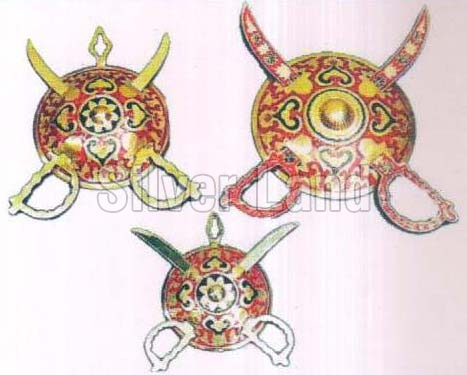 Brass Dhal & Talwar Set