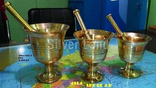 Brass Mortar & Pestle