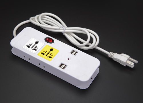 Power Strip With USB, Packaging Type : white