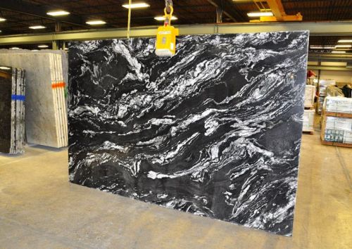 Polished black forest granite, Thickness : 25-50mm