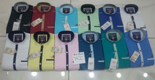 PLAIN SHIRT WITH DESIGNER COLLOR, Age Group : 15-40 ABOVE
