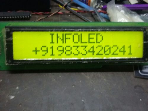 INFOLED LCD Name Plate