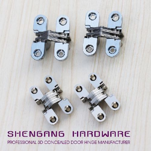 Satin chrome ZINC ALLOY 180 Degree Concealed Hinges, Brand Name : SG