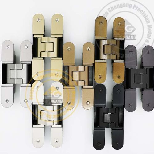 Zinc alloy Heavy Duty 3d Adjustable Invisible Hinges