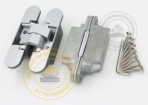 Pearl chrome zinc alloy Italy Concealed Hinges For Interior Doors