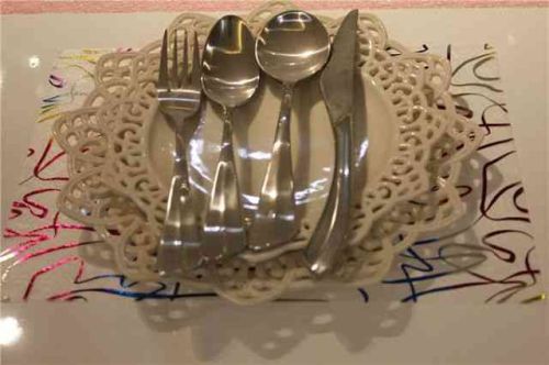 Hot Foil Long Fiber Nonwoven Placemat