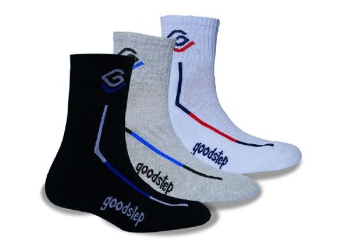 Printed Terry Sports Socks, Size : L, M