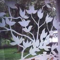 Crystal Engraved Glass, For Door, Window Use, Feature : Attractive Design, Fine Finished, Non Breakable