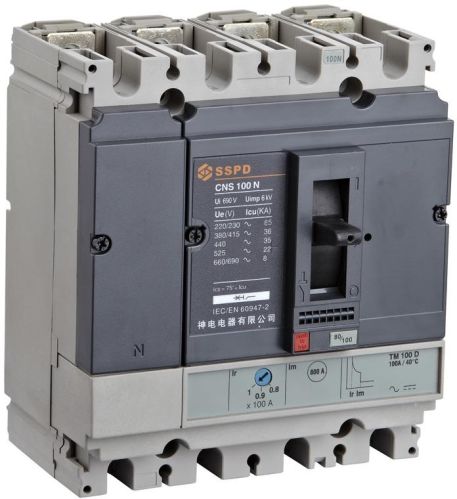 Cns 100a 4p Molded Case Circuit Breaker MCCB