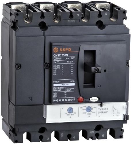 Cnsx 100a 4p Molded Case Circuit Breaker MCCB
