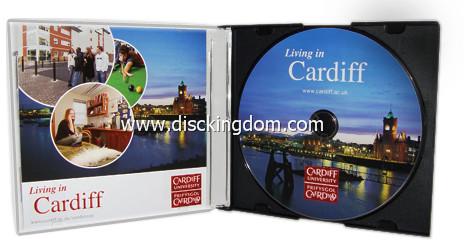 4 Panel CD Digifiles Printing Plastic CD Box Custom