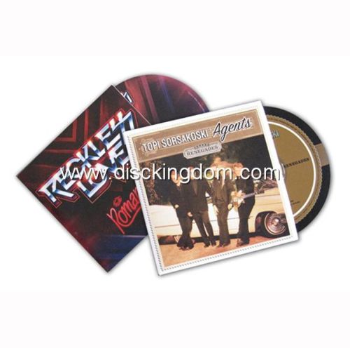 CD Eco-jackets 250gsm White Cardboard Material Shrink Wrap P