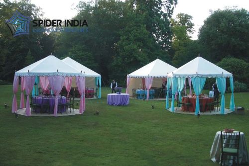 Plain Fabric Wedding Party Tents, Technics : Embroidery Work