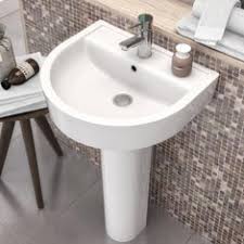 Pedestal Wash Basin, Size : 600x475x900 Mm, 460 X 370 MM
