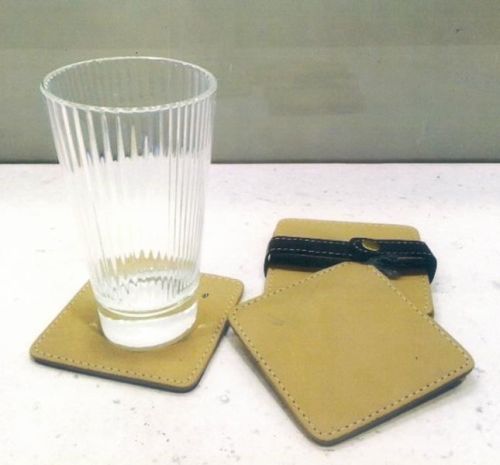 Leather Coaster Set