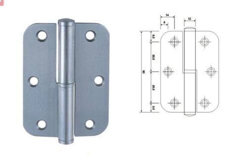 Door Hinge In Stainless Steel, Packaging Type : Silver