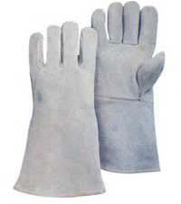 Plain Welding Leather Gloves, Technics : Attractive Pattern