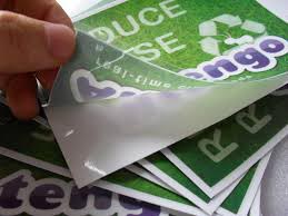 Rectangular PVC Stickers, For Lamination, Shipping Labels, Size : 50x30 Mm, 60x45mm