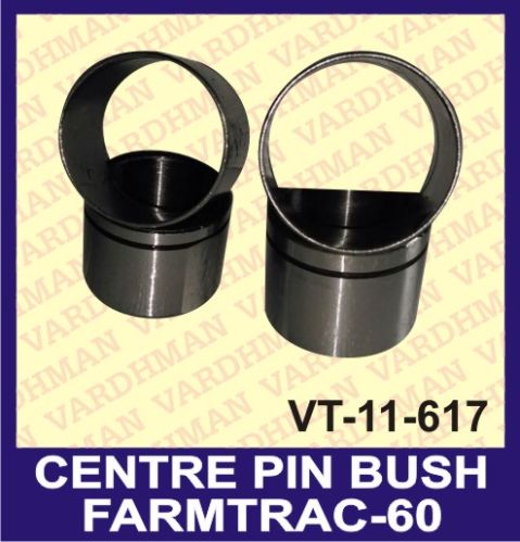 Round Non Polished Metal Centre Pin Bush, Color : Black