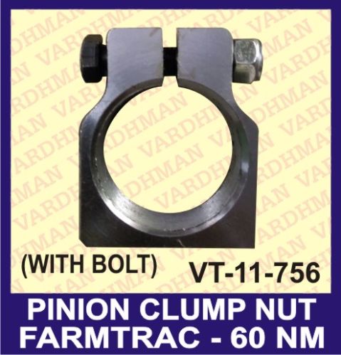 Power Coated Metal Pinion Clump Nut, Color : Black