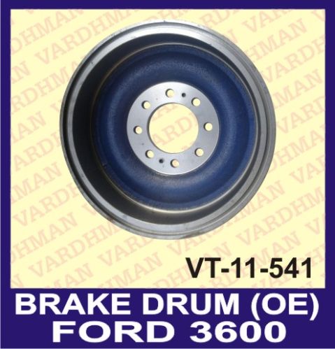 Round Non Coated Metal Brake Drum, For Vehicles Use, Color : Black