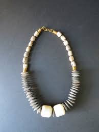 Bone Beaded Necklace