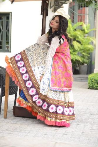 Net Lehenga Choli