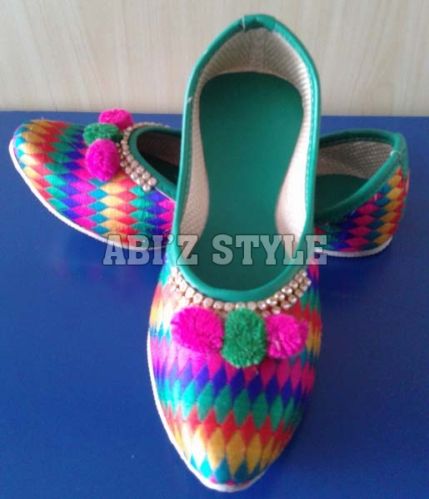 Embroidered Fabric Kids Punjabi Jutti WADDING WEAR