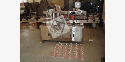 Automatic Round Cum Both Sided Sticker Labeling Machine